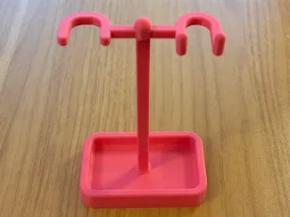 Simple Toothbrush and Razor Holder