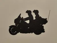 Motards Harley-Davidson - déco murale — photo 1