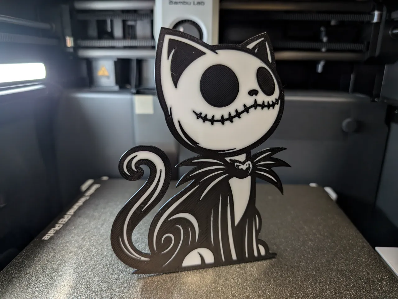 Jack Skellington Cat view 2