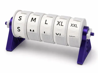 Multi-Roll Size Label Holder Organizer Sticker