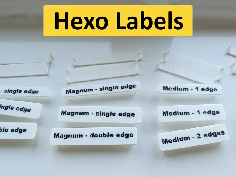 Hexo Shelf Labels