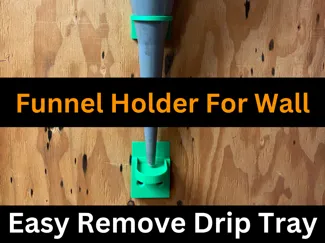 Universal Funnel Holder For Wall