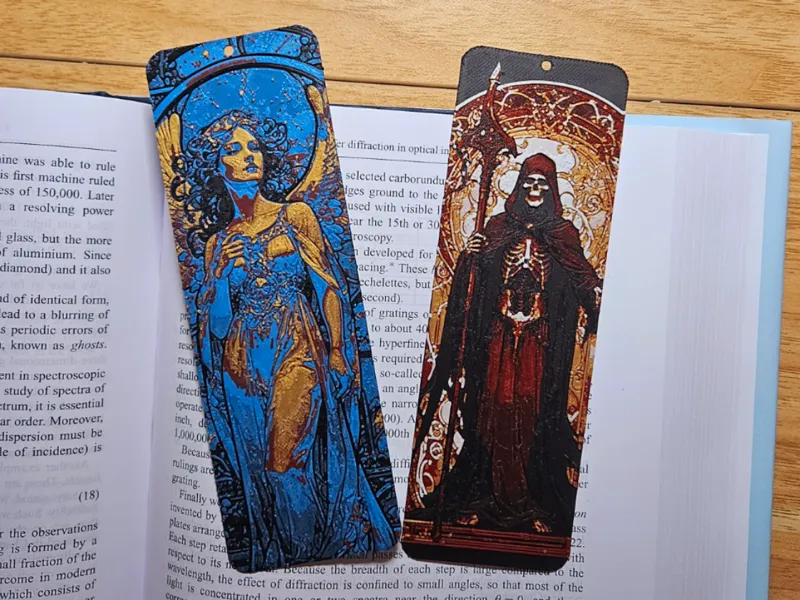Ethereal Grace and Reaper's Embrace Bookmark Set