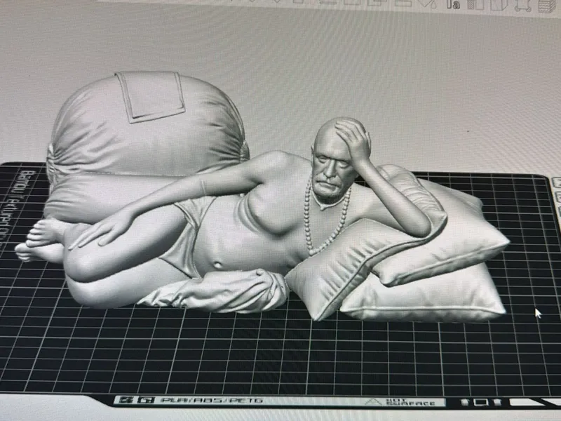 Swami Samarth Sleeping Pose Murti