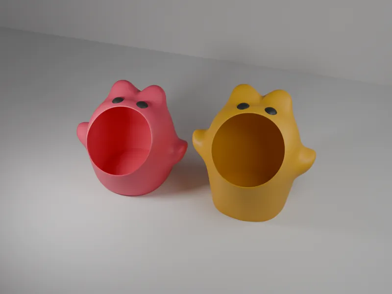Screaming Ghost Organizer – Cute Storage Pot