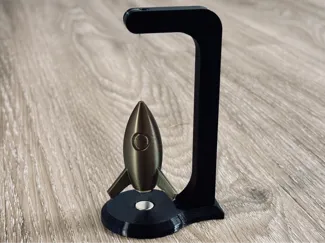 Floating Rocket Desk Display