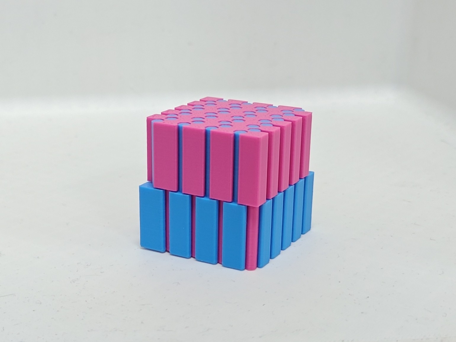 Miniatura 2 do modelo 3D Hexagonal Slide Cube |Solid & See-Through Versions