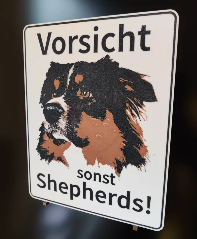 Australian Shepherd Schild / Sign
