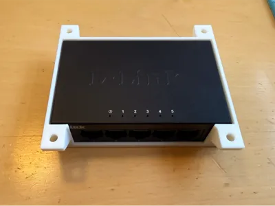 D-Link DGS-105GL Under desk mount (No Supports)