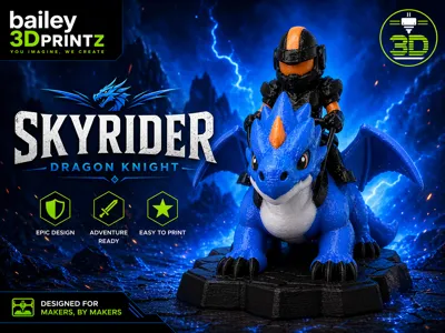 SkyRider Dragon Knight (Blue)