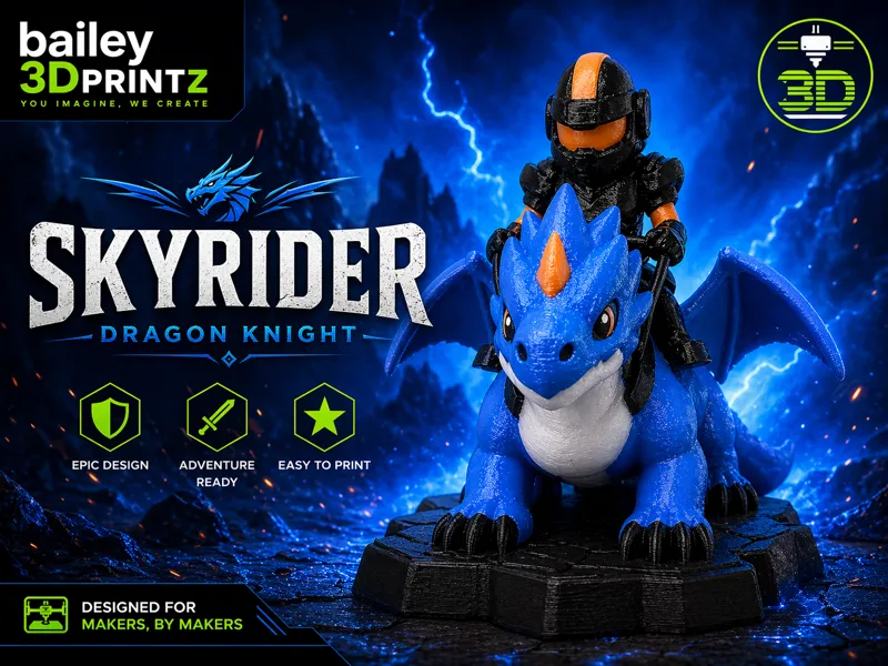 SkyRider Dragon Knight (Blue)