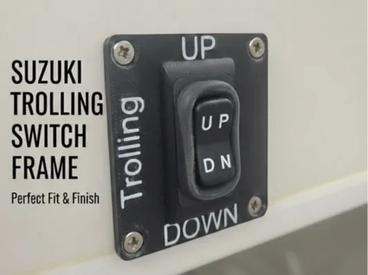 Suzuki Outboard Trolling Switch Mounting Plate