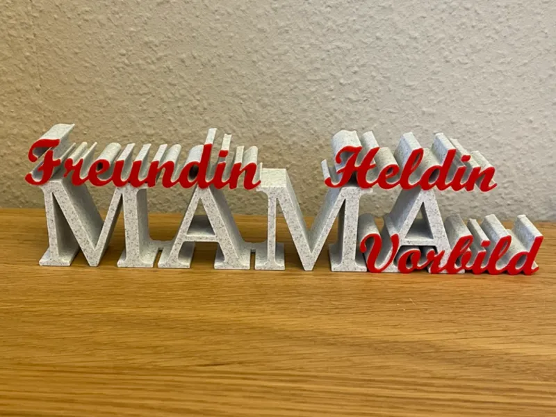 Schriftzug MAMA Muttertag Geschenk  Lettering Mom