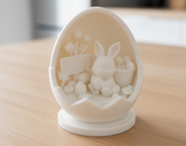 Miniatura 2 do modelo 3D Easter Bunny Egg Decor