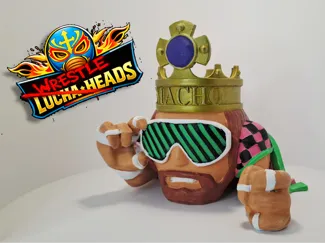 Wrestle-Heads "Macho" Desk Buddy / Pen Holder
