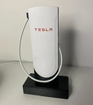 Tesla V4 Supercharger AMS Red Text