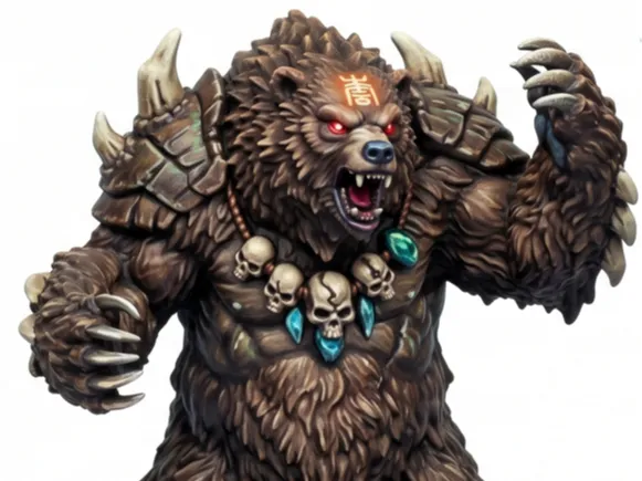 Chinese Bear - Eatern Fantasy Miniature