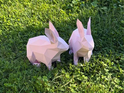 Low Poly Bunny - Public Domain