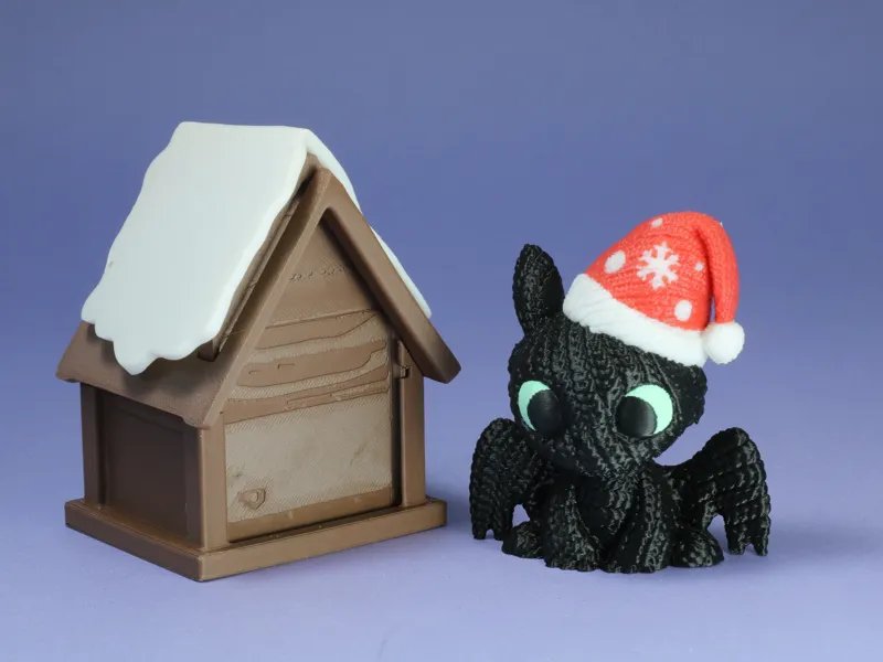 Cute Toothless Night fury Knitted Christmas 