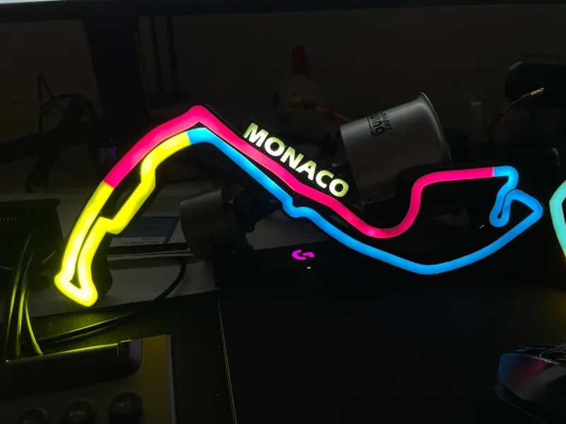 Formula 1 - Monaco - 2024 Season - Lightbox racetrack