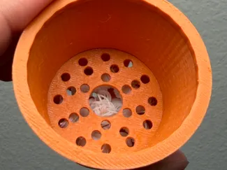 No-Rot Pot 2" — Waste Filament Aeration Planter