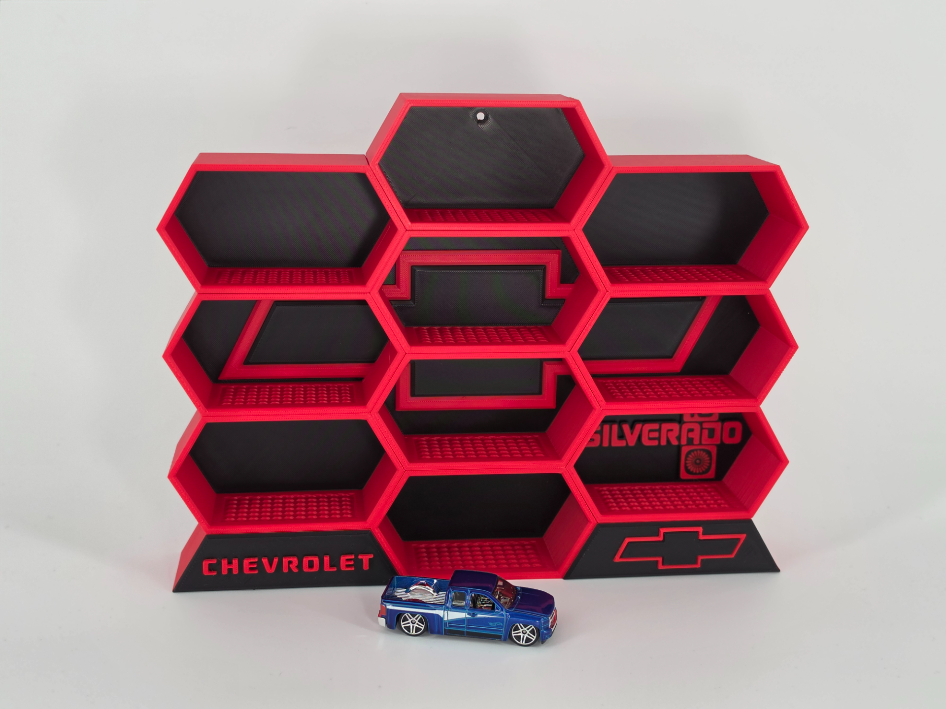 Chevy Themed Hex Display w or wo Square Body Logo