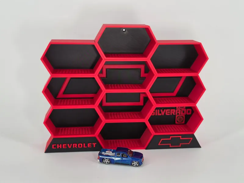 Chevy Themed Hex Display w or wo Square Body Logo