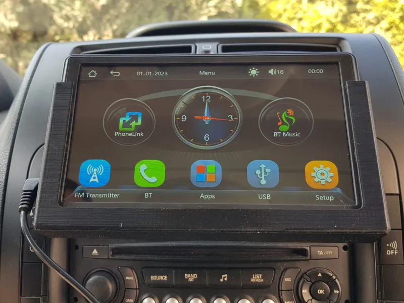 Universal 7" B500W navigation mount cockpit holder