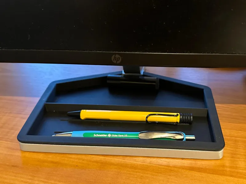 Ablage für HP Monitorfuss