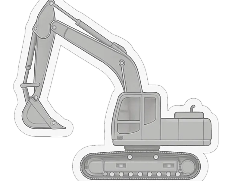 Mini Digger Charm – Power in Your Pocket!