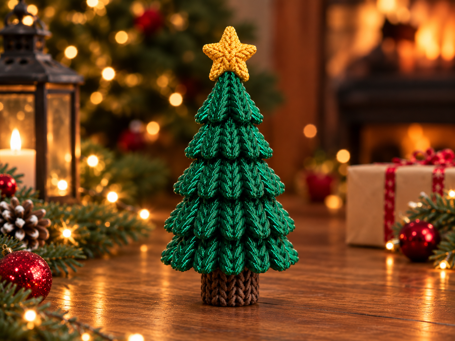 braided Christmas tree - 1