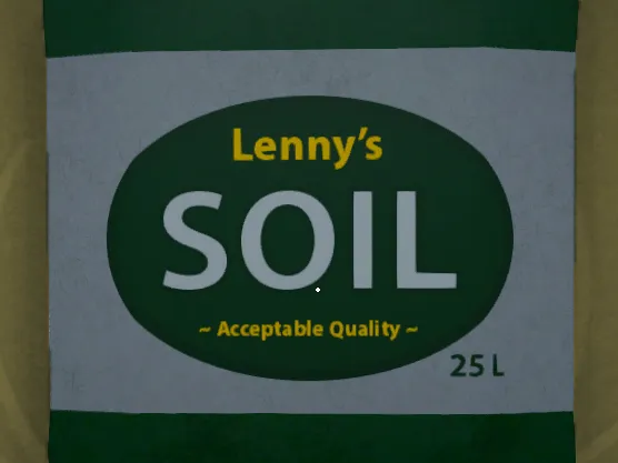 Schedule I, Lenny's soil bag
