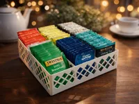 Range-sachets de thé compartimenté — photo 1