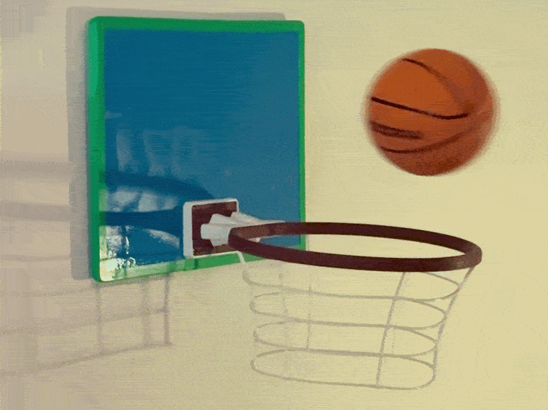 first fully functional, NBA-sized Basketball Hoop