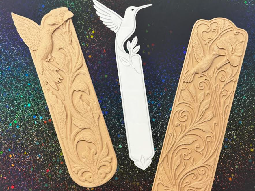 Beautiful Hummingbird Bookmark Set