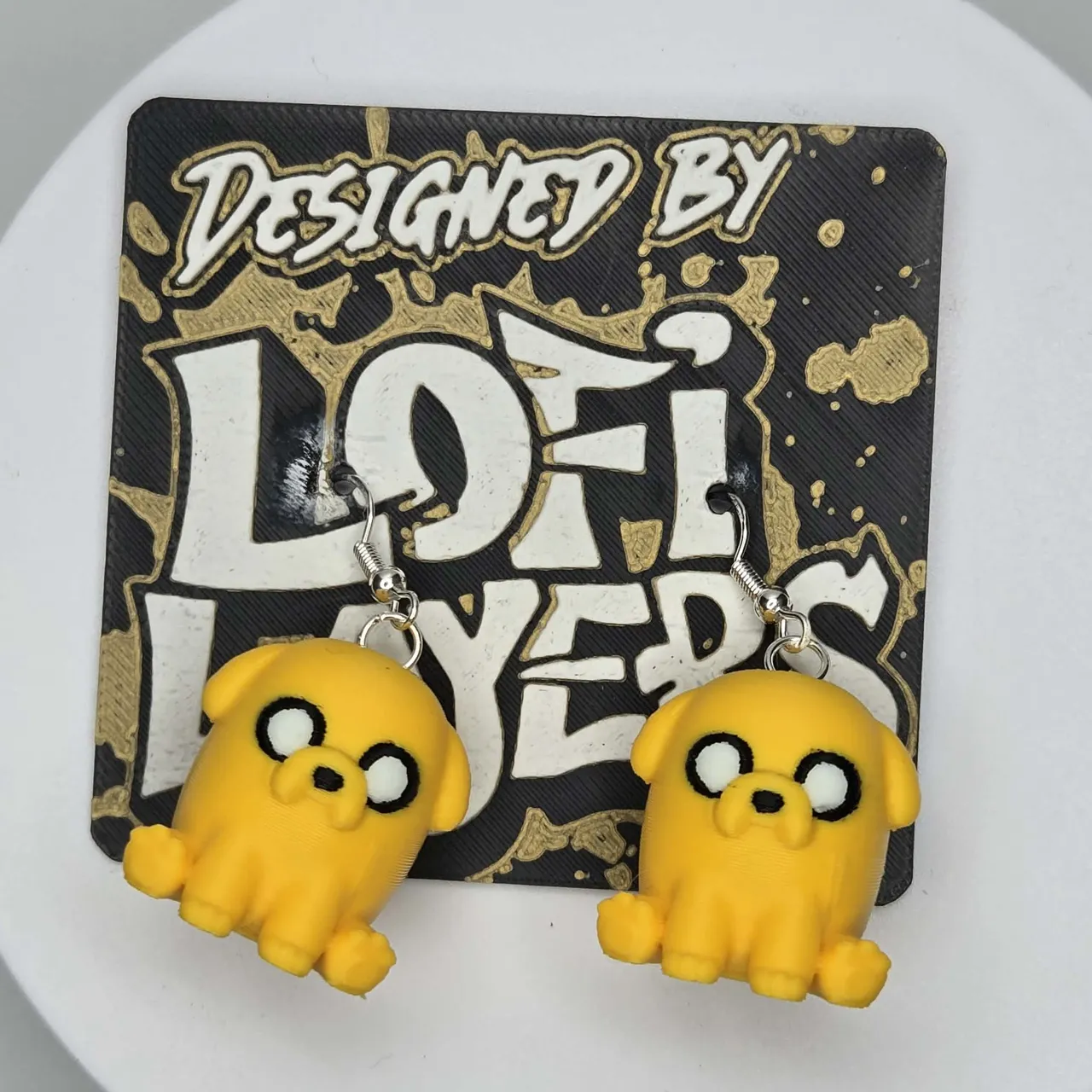 Jake the Dog Hanger Earrings view 2