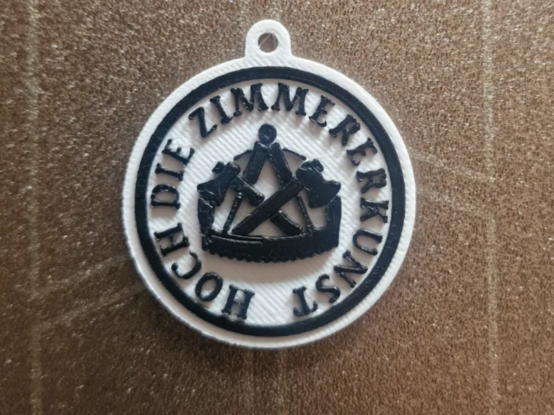 Schlüsselanhänger Zimmerer Zunft