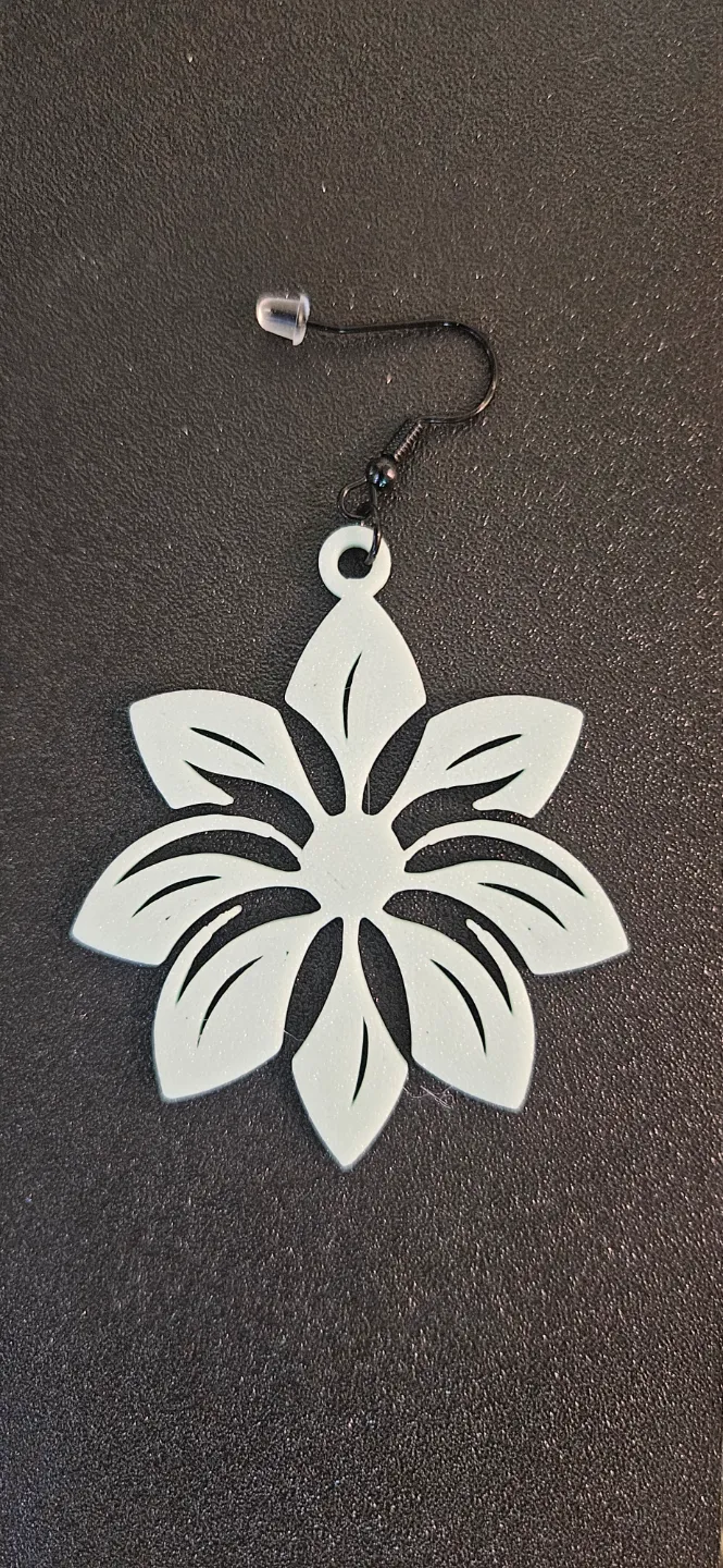 Blooming Flower Earring view 4