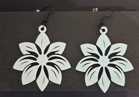 Blooming Flower Earring view 3