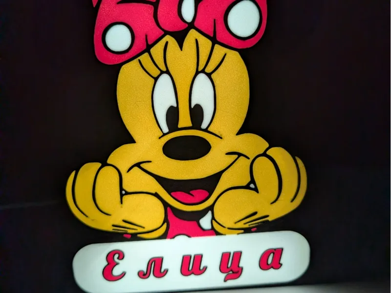 Minnie Mouse Elica lightbox