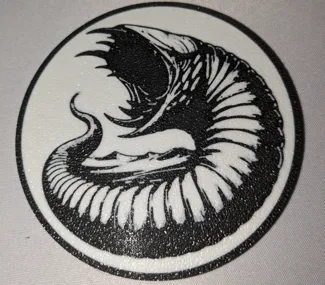 Sand worm coaster