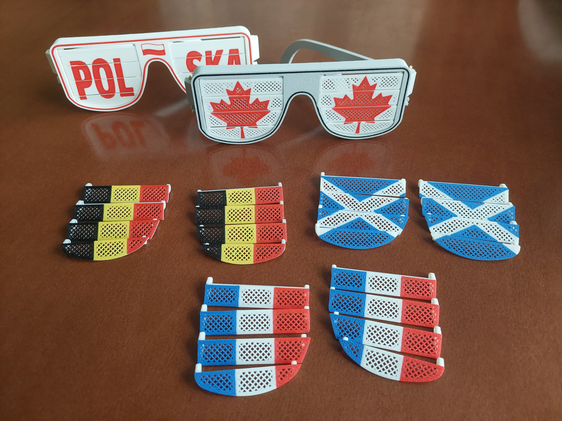 Shutter glasses for sports fans. Create your own!