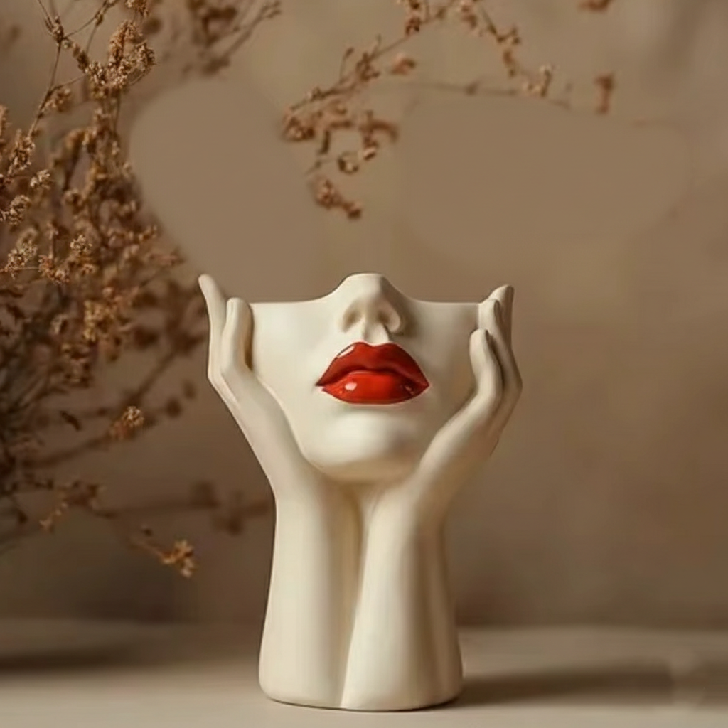 Organizador de maquillaje con rostro — imagen 3 de impresión 3D