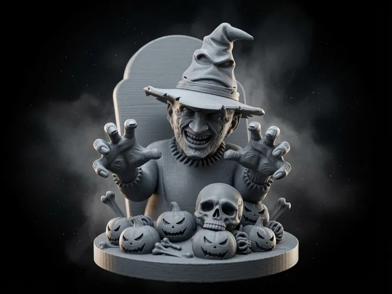 Freddy Krueger Halloween Statue