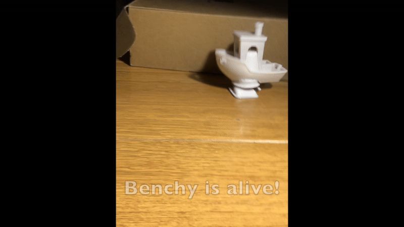 Wind Up Walking 3D Benchy - It's Alive!
