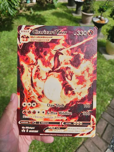 Charizard VMax Alternate Art Pokemon Card Hueforge - Free 3D Print Model -  MakerWorld