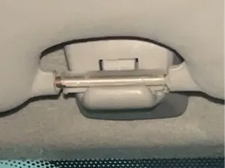 Sun visor spacer for Ford Fiesta 2002-2008 MK6