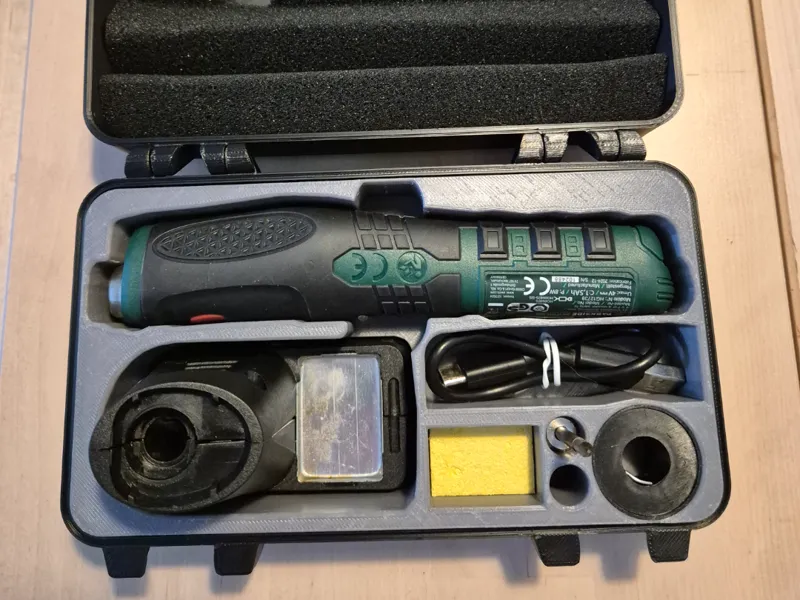 Parkside soldering iron box