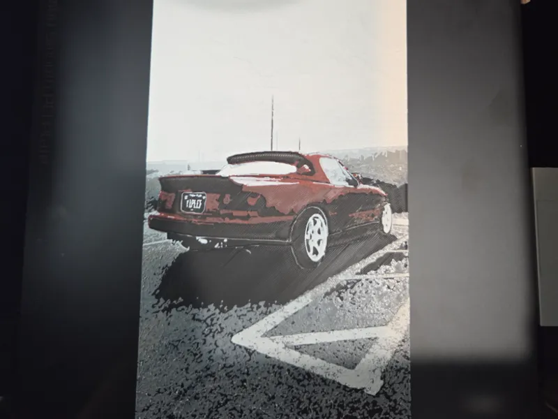 Mazda Miata 3D Art Canvas Hueforge