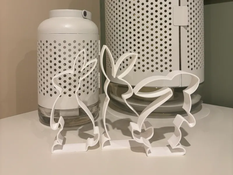 Easter bunny set decor